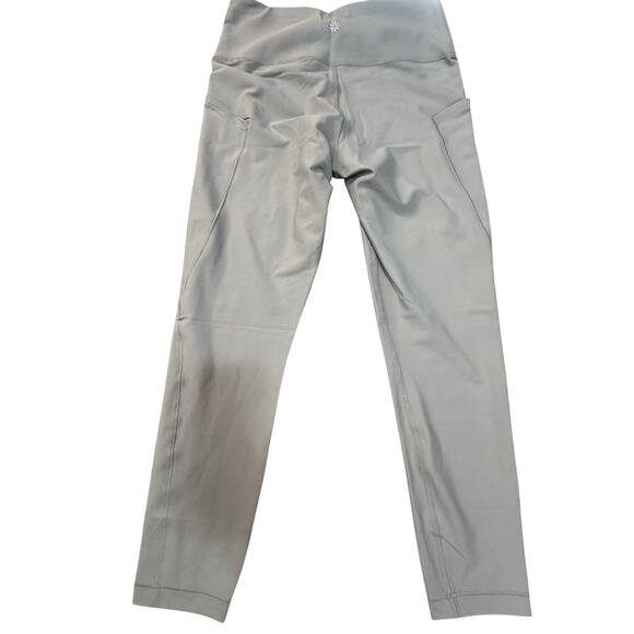 ATHLETA Women's Interval Stash High Rise 7/8 Legging Size M In Storm Cloud - Picture 2 of 12